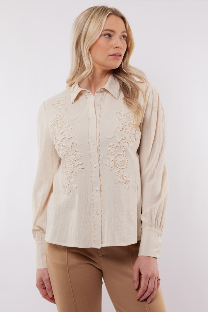 LINSEY BLOUSE 25NXJ04 012 ECRU